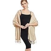 vimate Silky Paisley Pashmina Shawl Scarf-Women's Soft Double-side Jacquard Pashminas Wrap for Evening Dress Travel Shawl