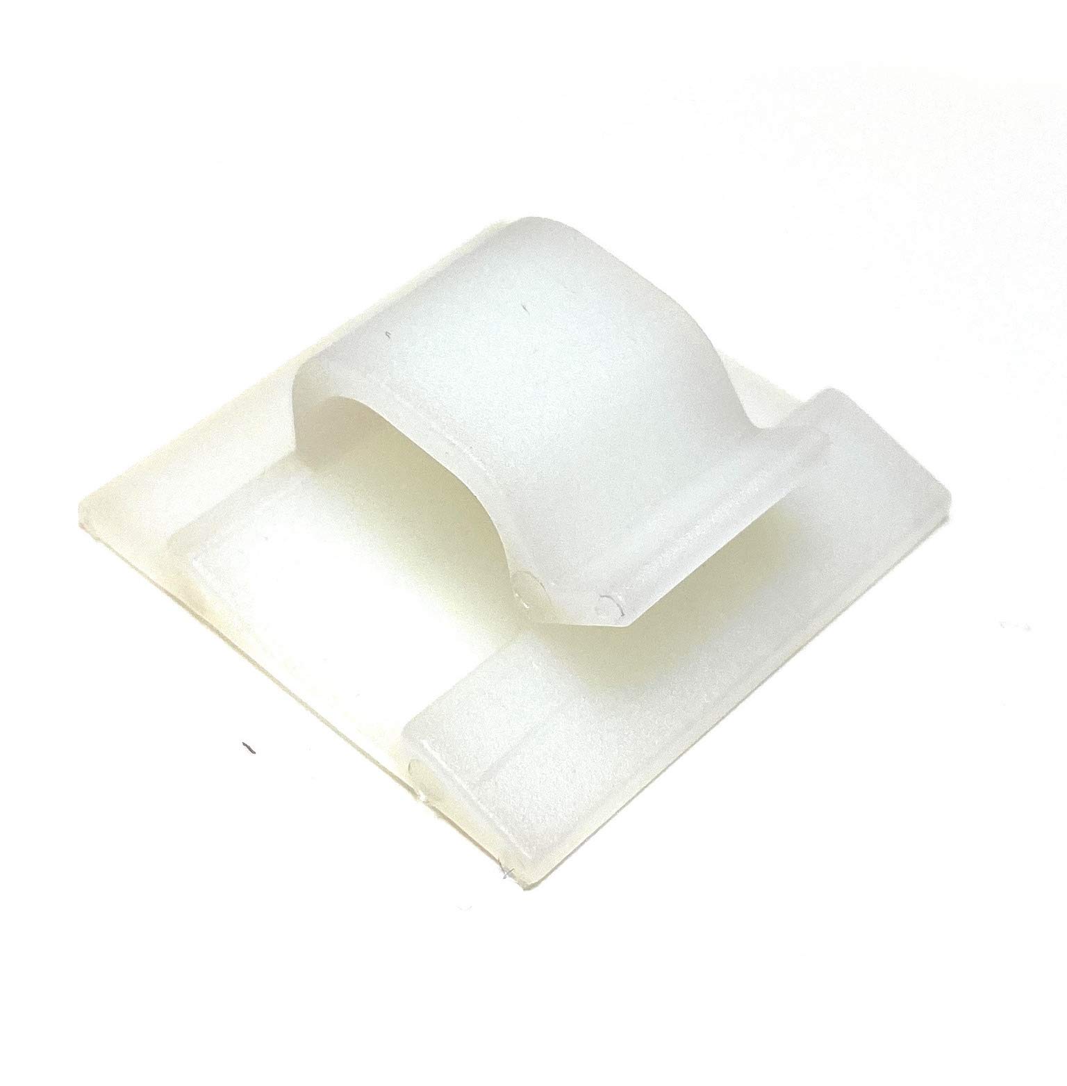 Multipurpose Self-Adhesive Cable Clips Wire Clips Holders Pack of 50 (8mm, White)