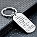 lauhonmin Stainless Steel Key Chain Ring You Are Braver Stronger Smarter Than You Think Pendant Family Friend Gift (Stainless Steel)