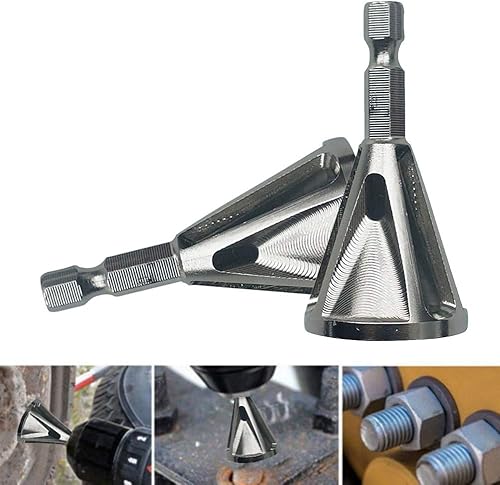 Download HuhuswwBin Outil d'ébavurage Externe d'ébavurage, Acier Hexagonal HSS HSS Le Foret d'ébavurage Externe Permet de supprimer l'outil de réparation de Fraise Silver PDF