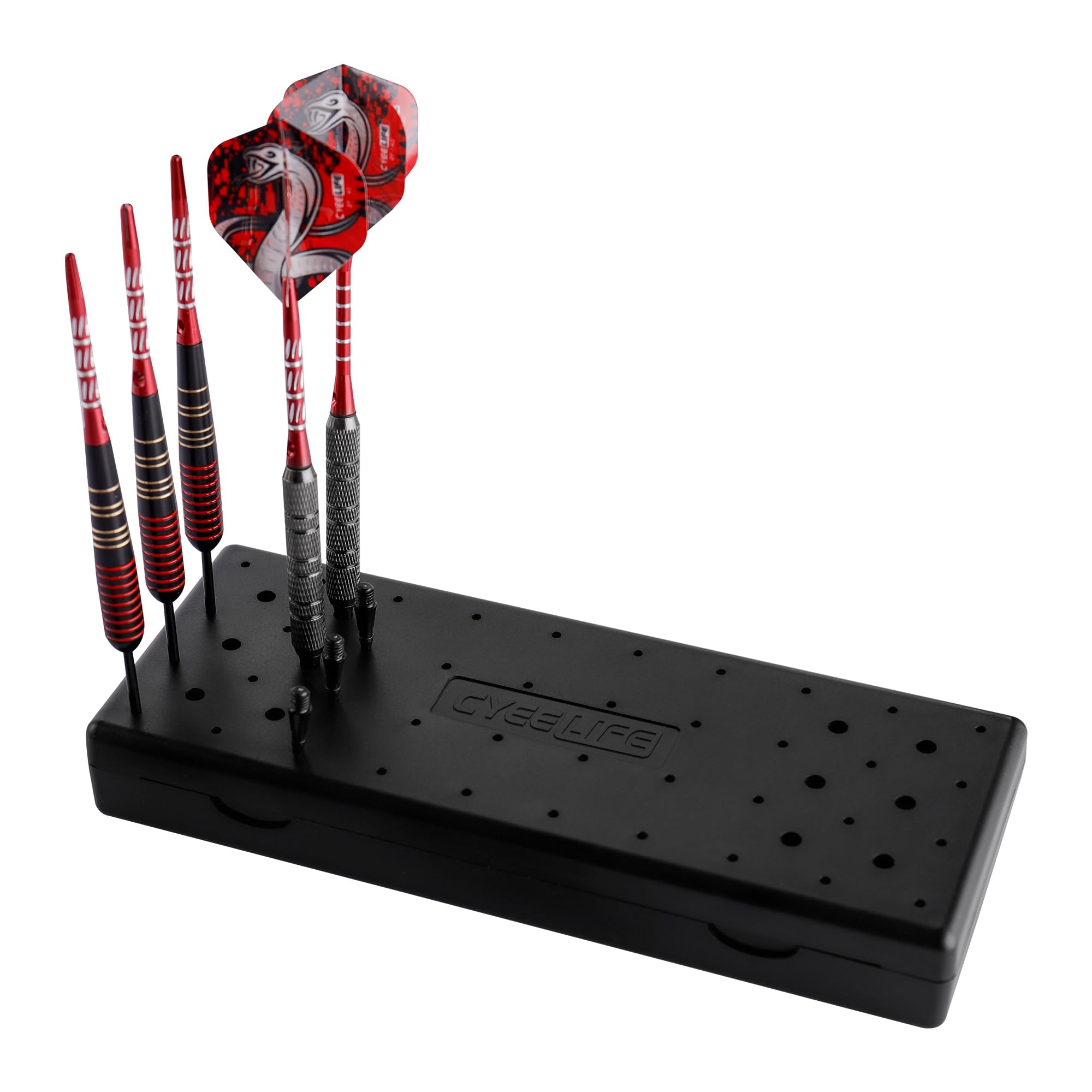 CyeeLife Darts Station 52 Darts Display | Dart Holder | Dart Stand and Dart Case Dual-use | Professional Darts Accessories