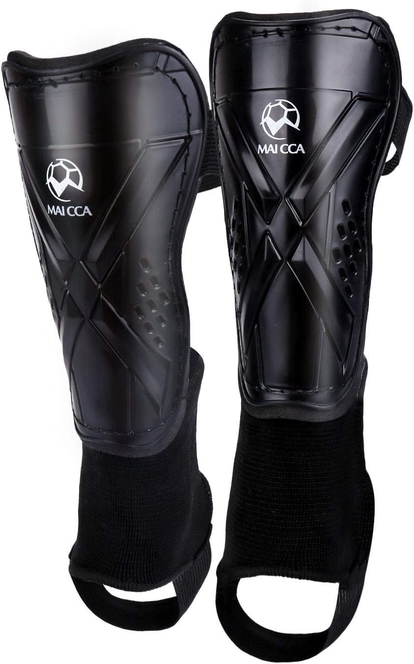 ActionEliters Youth Soccer Shin Pad Shin Guards,Lightweight and Breathable Child Calf Protective Gear Soccer Equipment for 5-12 Years Old Boys Girls Children Teenagers