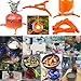 Bisgear Camping Cookware Mess Kit for Backpacking Gear - Camping Pots and Pans Set with Stove Cups Plates Flatware - Camping Cooking Set Accessories - Survival Gear and Equipment