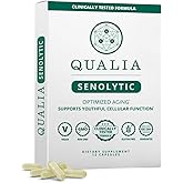 QUALIA LIFE SCIENCES Senolytic Supplement, Fisetin, Quercetin, Piperlongumin & More, Aging Supplement - Supports Optimal Cell Repair & Rejuvenation, Naturally Eliminate Zombie Cells, 1 Month Supply