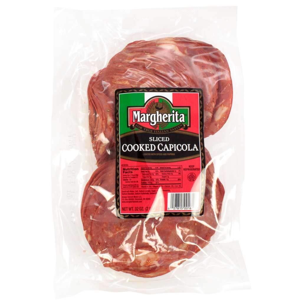 Margherita, Sliced Capicola, 2 lbs (5 Count)