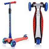 3 Wheel Scooter for Kids, Kids Scooter with Light