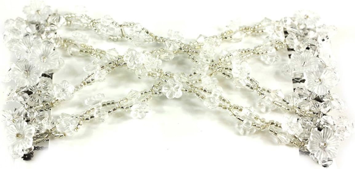Clear Blossom African Butterfly Hair Clip