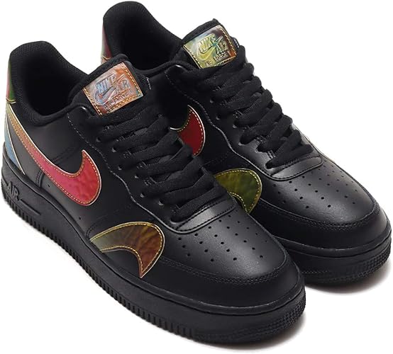 Amazon ナイキ エア フォース 1 07 Lv8 Air Force 1 ブラック マルチカラー Ck7214 001 日本国内正規品 ランニング