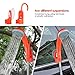 INTEY Portable Camping Shower, Outdoor Handheld Shower Kit for Camping, Beach, Pool, Pump Camping Shower, Orange