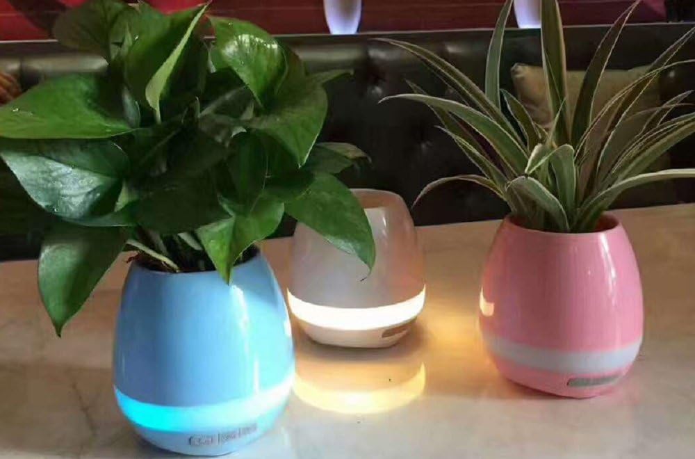 musical pot with bluetooth speaker