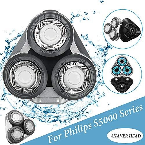 Lebeaut Cabeza de afeitadora de repuesto para Philips Serie S5000 ...