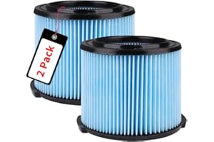 LAYMI VF3500 Replacement Filter for Ridgid Shop Vacuum 3-4.5 Gallon Wet Dry Vacuum, 3 Layer Filters for Ridgid Shop Vac WD3050 WD4050 WD4070 WD4522, 2 Pack