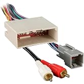 Metra 70-5521 Radio Wiring Harness for Ford 03-Up Amp | Aftermarket stereo adapter leads, factory bypass connection, no cutting or splicing, clean easy dash install
