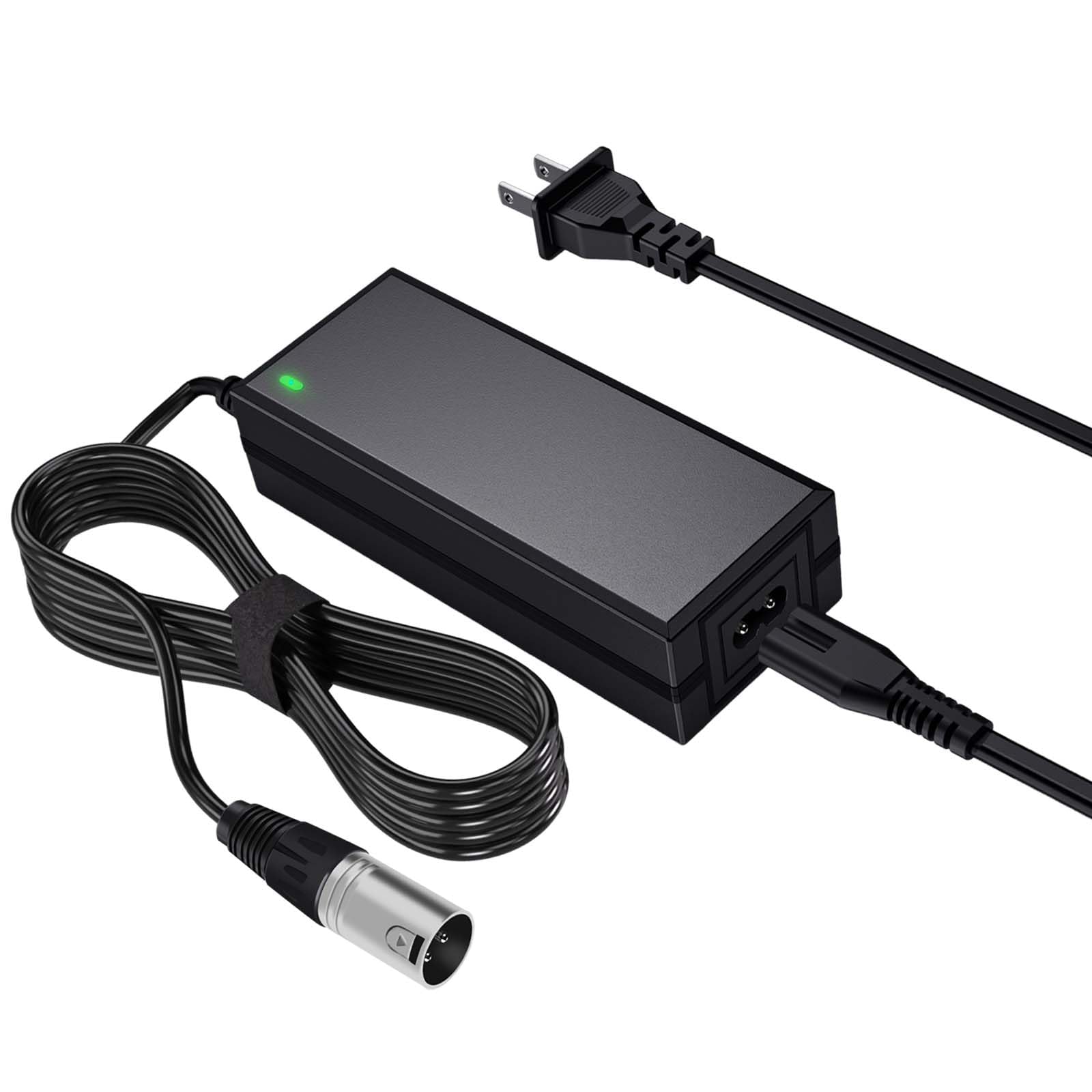 Photo 1 of 24V 2A 3-pin XLP Electric Scooter Charger Compatible with Go-Go Elite Traveller, Pride Mobility, Jazzy Power Chair Charger & Plus Ezip Mountain Trailz
