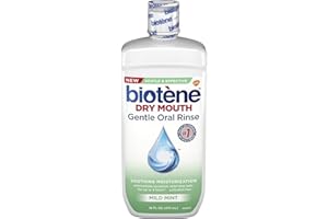 BIOTÈNE Biotene Mild Mint Moisturizing Gentle Oral Rinse, Alcohol-Free, for Dry Mouth, 16 ounce