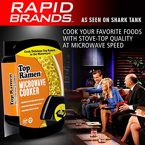 Top Ramen Rapid Cooker | Microwave Ramen in 3 Minutes | Perfect for Dorm, Small Kitchen, or Office | Dishwasher-Safe, Microwaveable, BPA-Free (2 pack) - Thumbnail 7