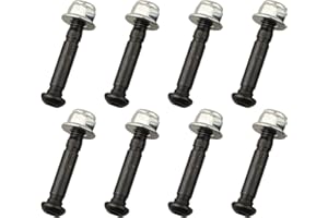 ASP2400D Shear Pin Kit for EGO 24-Inch Two-Stage Snow Blowers – 4-Pack or 8-Pack Metal Replacement Pins with Locking Nuts, fo