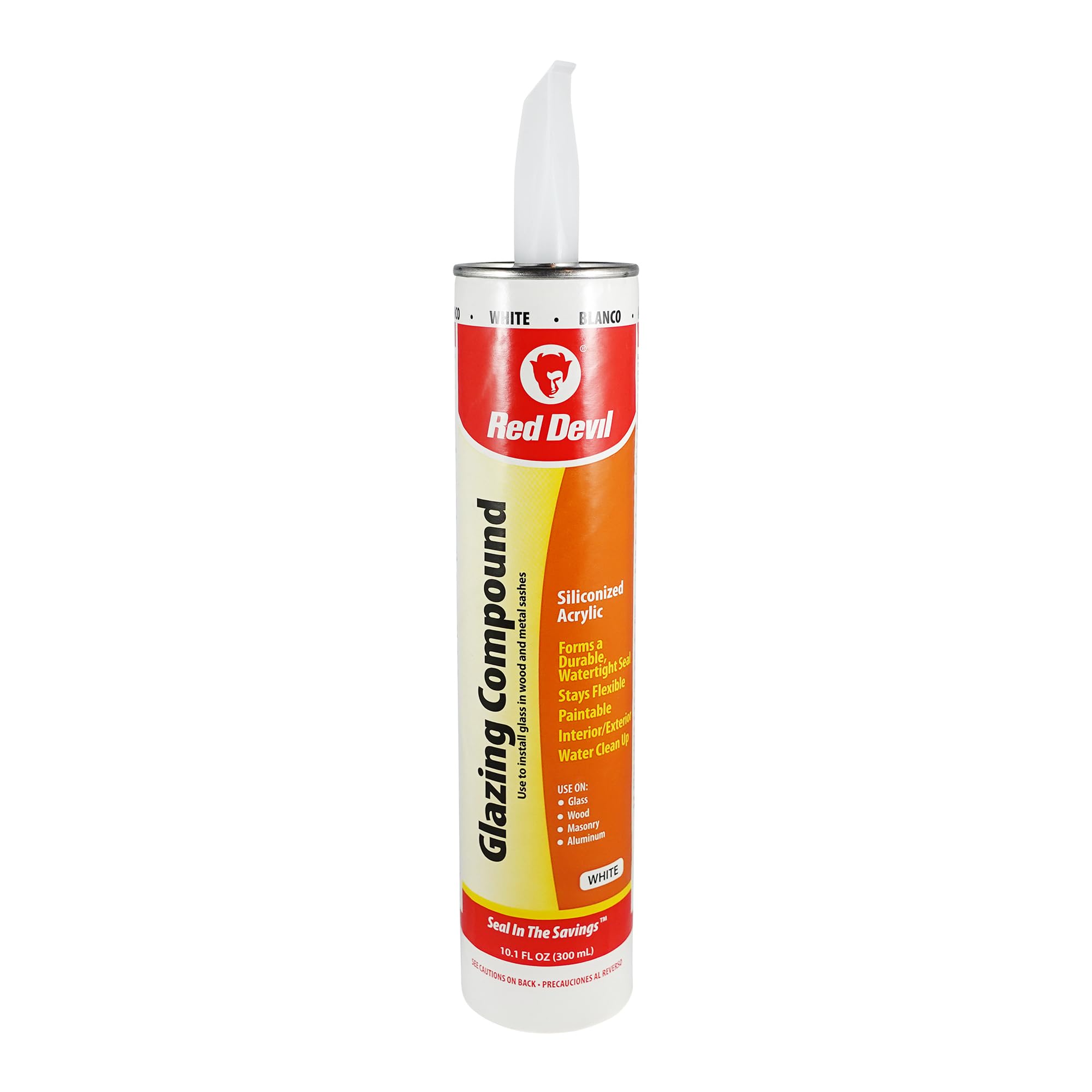 Sellador de acristalamiento red Devil 0666 287ml-Blanco