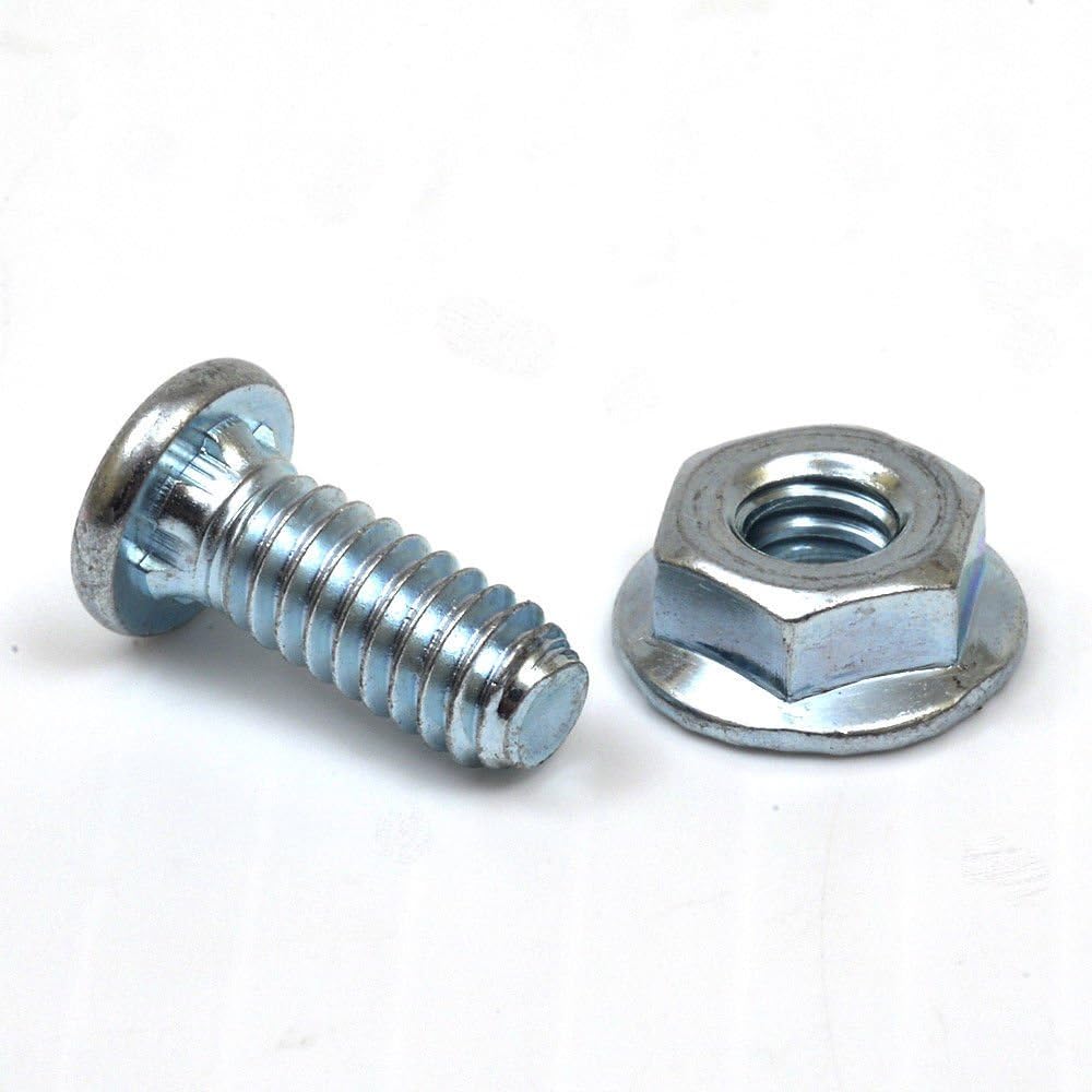Garage Door Track Bolts And Serrated Flange (1/420),QTY 10