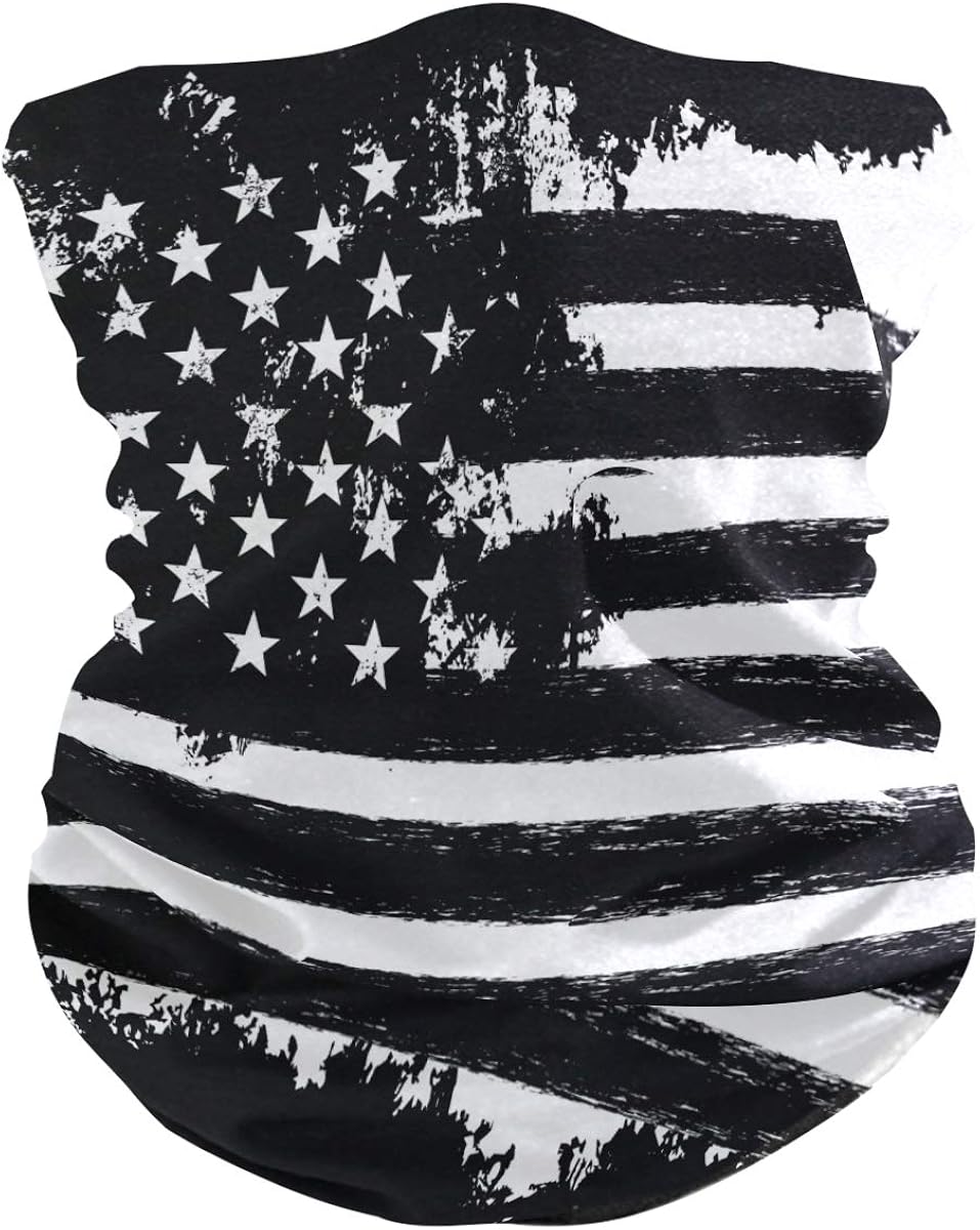 American Flag Face Mask Black And White Mask By Stuffbyjlim Redbubble