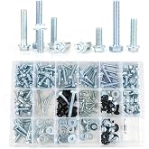 REARACE 284PCS Dirt Bike Fastener Bolt Kit Fit for YZ 85-250 &amp; WR250-450F | Grade 9.9 Zinc-Plated Steel, 284 Pcs Flange Bolts/Nuts/Screws/Washers, Complete Fastener Set, Parts List Included