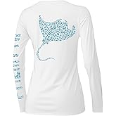 Palmyth Womens Fishing Shirt UPF 50 Sun Protection Long Sleeve T-Shirt