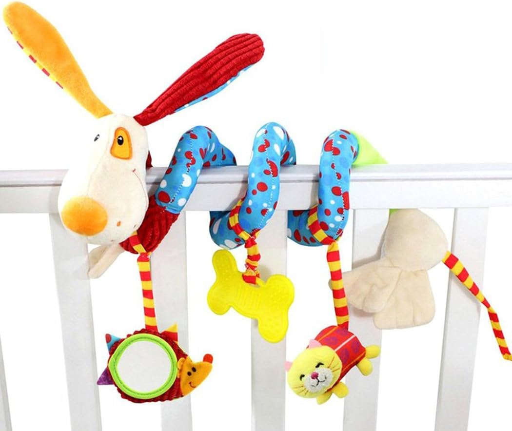 SKK BABY Stroller Activity Spiral Carseat Travel Toy for Infant Toddlers 3-6 6-12 Months
