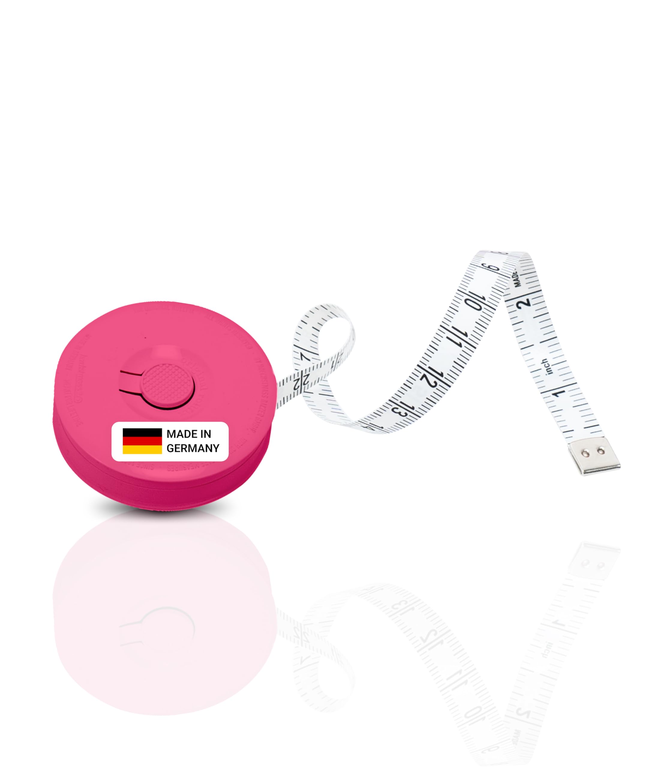 JSYF Tape Measure 150 cm / 60 inches, ABS Polyfibre, Fuchsia, 1.5 m