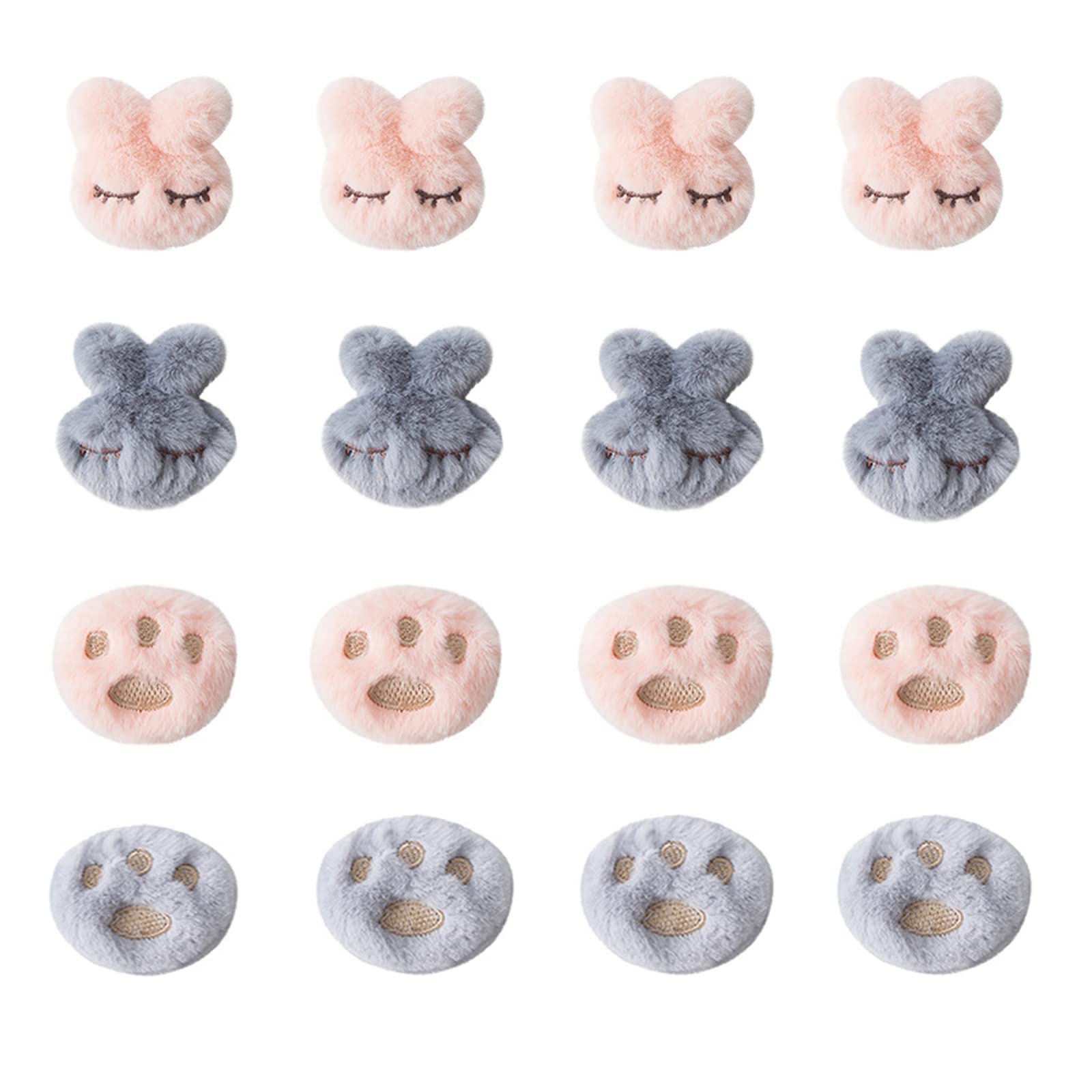 16pcs Plush Cartoon Anti-Move Clamp Duvet Cover Clips Quilt Single Clip To Keep Duvet In Place Non-Slip Safety Cute Comforters Grippers Duvet Clips Quilt Sheet Clip Fasteners