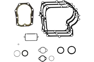 Complete Engine Gasket Kit for Briggs & Stratton 494241 Replaces # 490525 Equipment Engine Gasket Valve Seal O-Ring Set Kit N