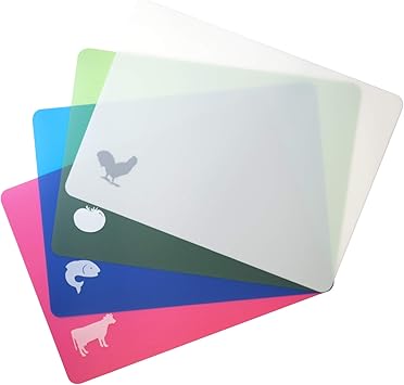 Amazon.com: Marathon Set of 4 Color Coded Flexible Cutting ...