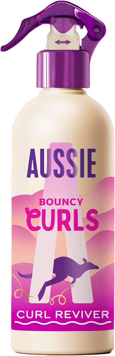 Aussie Bouncy Curls 2nd Day Curl Reviver 200ml Silicone-Free Spray