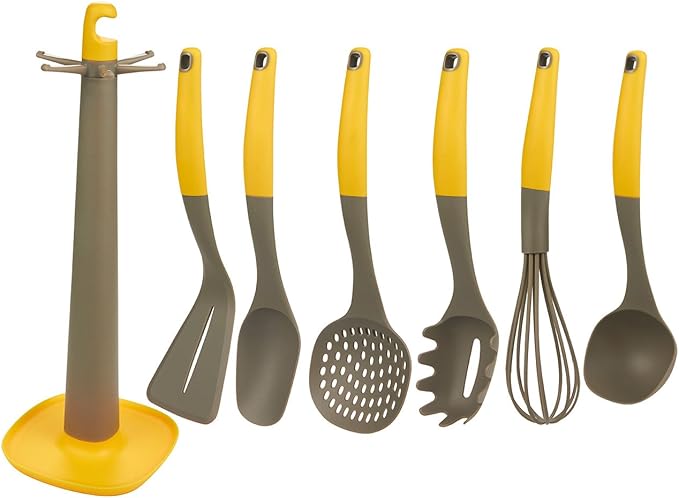 Joseph Joseph Utensilienset 5-teilig - Küchenzubehör Mit Ablage Opal