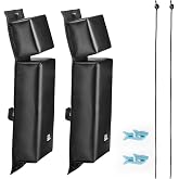 KEMIMOTO Jet Ski Fenders, PWC Bumpers with Boat Fender Clips &amp; Fold-Fit Design, Ultra-Stable Marine-Grade Protection for Jet Skis, PWCs, and Watercraft