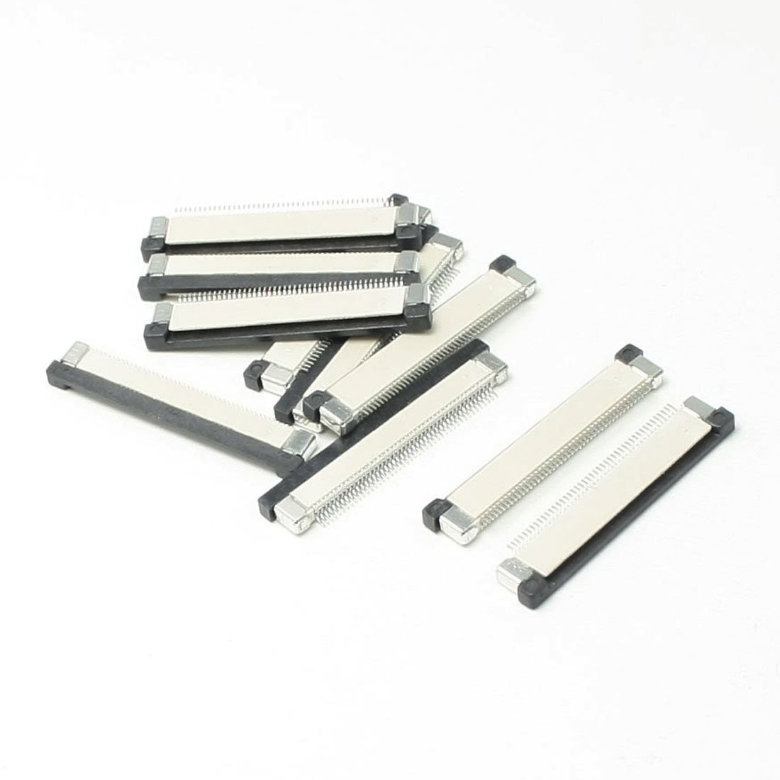 sourcing map 10 Pcs FFC FPC 45 Pin Bottom Connect 0.5mm Pitch Ribbon Connector Socket