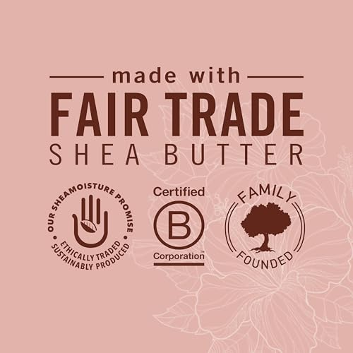 SHEAMOISTURE KIDS CURLING STYLING CREAM FOR CURL DEFINITION COCONUT & HIBISCUS CURL AND DETANGLE KIDS HAIR 6 OZ