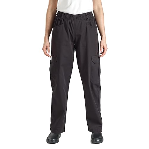 Near Me Black Chef Pants For Women, Cargo Work Pants, Chef Women's