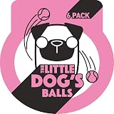 The Dog's Balls Pink Small 6-Pack Dog Tennis Balls - Floats Non-Abrasive view 9