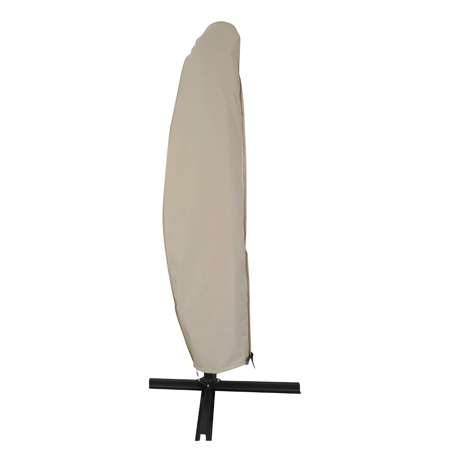 Aok Garden Outdoor Offset Patio Umbrella Covers Waterproof For 8 To 11 Ft Umbrella Beige Oxford Fabric 1540897898 37143 16 59