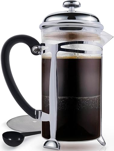 Best French Press Coffee Maker (Ultra Fine Filtration) Liter (34