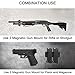KEZAY Gun Magnet Mount, 48 Lbs Rated Magnetic Handgun Holder Concealed Pistol Holster Hiding Rifle, Shotgun, Pistol, Revolver Within Reach for Truck, Car, Home.