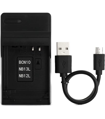 Amazon.com : Norifon BP-718 USB Charger for Canon iVIS HF M51, M52