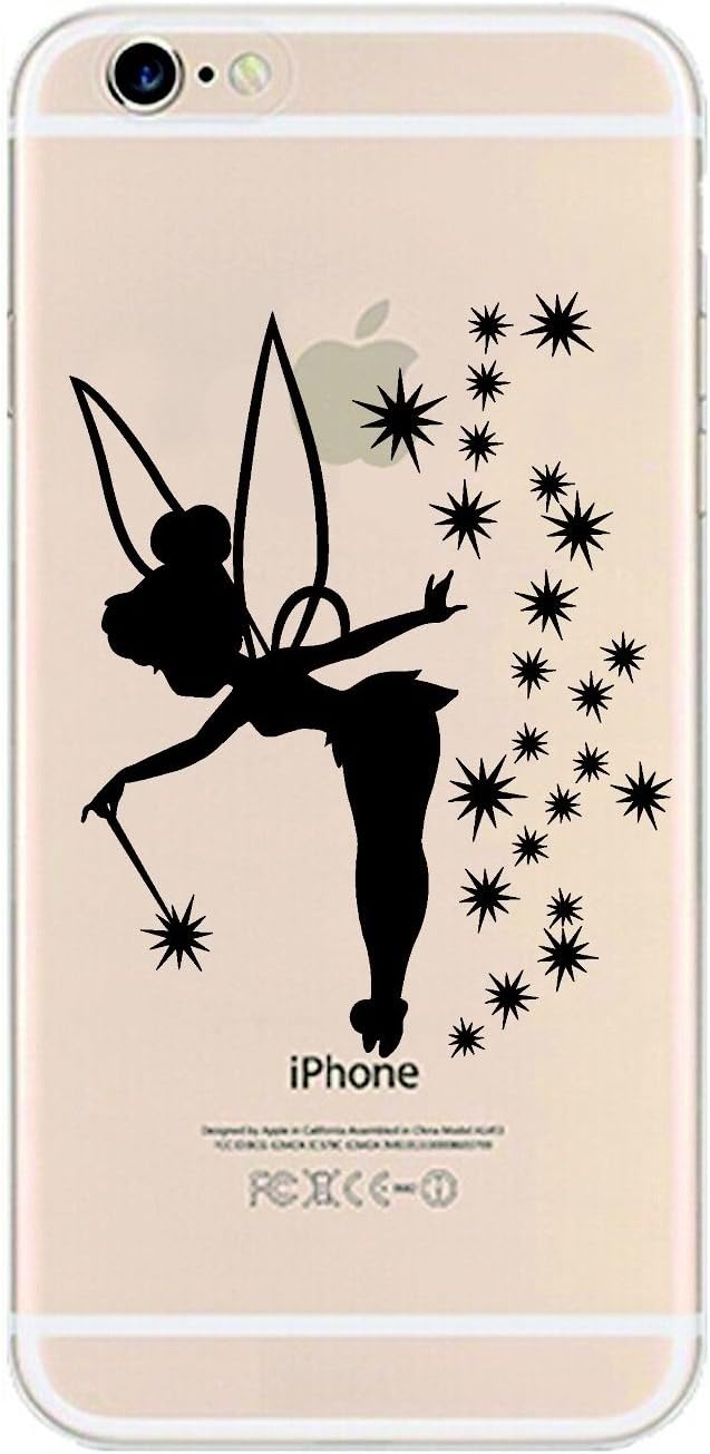 iPhone 6 Case, DECO FAIRY Protective Case Bumper[Scratch-Resistant] [Perfect Fit] Translucent Silicone Clear Case Gel Cover for iPhone 6 (Cute Fairy iPhone 6)