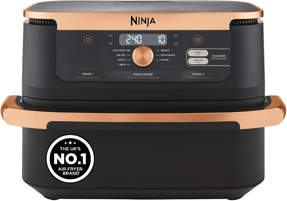 Ninja Foodi FlexDrawer Air Fryer Dual Zone 10.4L 7-in-1 AF500UKCP