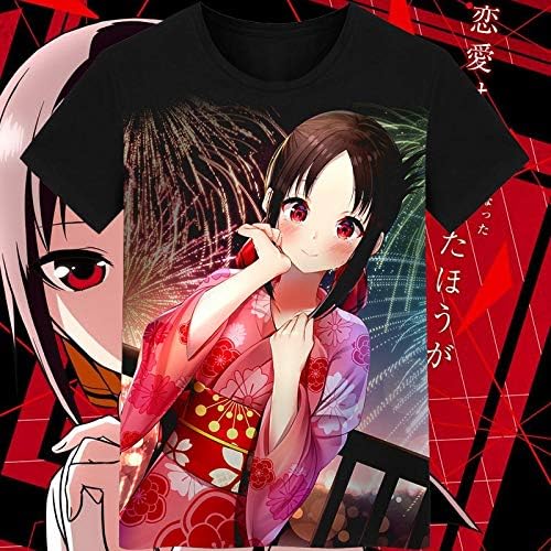 Amazon Km318 かぐや様は告らせたい 天才たちの恋愛頭脳戦 四宮 かぐや Tシャツ 夏 コスプレ 同人 グッズ 衣装 服 メンズ アニメ コスチューム 衣装 コスプレ 仮装 通販