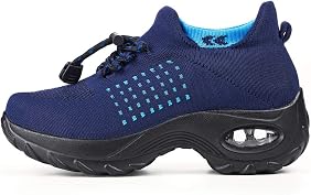 Women's Walking Shoes Sock Sneakers 
