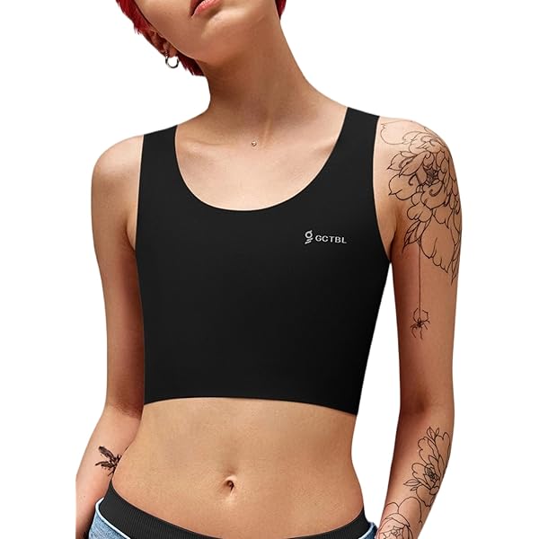 Zip Up Elastic Chest Binder Women Transgender Tomboy FTM