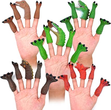 dinosaur finger puppets