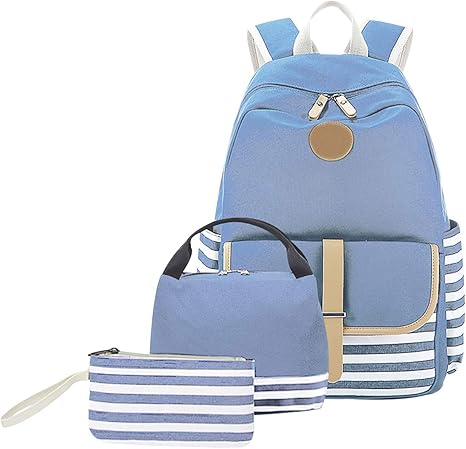 Schulrucksack Set Madchen Teenager Usb Rucksacke Schule Oberstufe Jungen Schulrucksacke Laptop Jugendliche Weiterfuhrende Schule Rucksack Damen Grosser Freizeitrucksack Schulrucksackset Mappchen Blau Amazon De Koffer Rucksacke Taschen