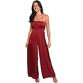 Petal & Pup womens Melanii-jumpsuit-deep-red